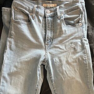 Levi's Light Blue High Rise Women Jeans